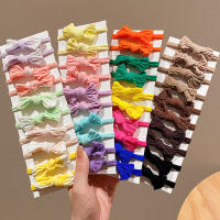 10Pcs/set Cinturones De Cabello Para Mujeres Y Niñas Con Lazo Colorido 4CM Elásticos Accesorios De Cabello Fashion Para Niñas Regalo - details 7