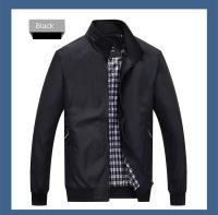 Chaqueta De Moda Para Hombre Casual De Primavera Y Otoño Abrigo Grande Y Suelto Estilo Dad Con Bolsillos Cierre De Cremallera - details 6