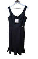 Fracomina vestido para mujer ,color negro ,volante - details 0