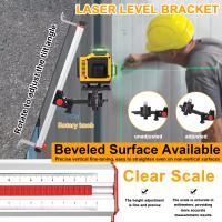 Nivel Láser Con Soporte De Montaje Estable De Aleación De Aluminio Adaptador De Tornillo De 1/4 Pulgada a 5/8 Pulgada Ajustable - details 4