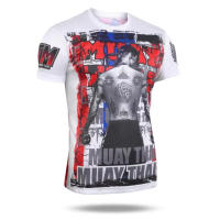 Camiseta De Manga Corta Para Hombre Estampado 3D De Muay Thai Moda Deportiva Casual Verano Transpirable Y Secado Rápido - details 6
