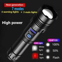 Linterna Táctica LED Heinast 10000 Lumens Recargable USB Impermeable Con Zoom 7 Modos Para Camping Y Emergencias - details 9