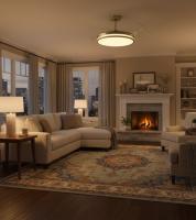 BEL AIR HOME - Ventilador de Techo DUNE con Luz LED Integrada de 36W, Motor DC Silencioso, Mando a Distancia y 3 Temperaturas de Luz - Ideal para Salas y Dormitorios - details 0