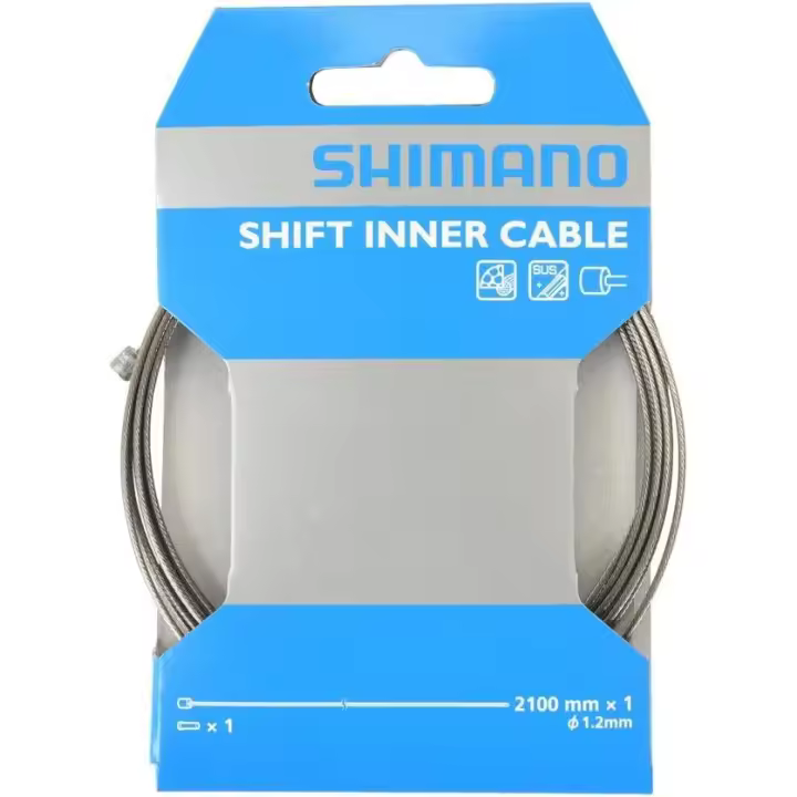 Shimano Cable Cambio Bicicleta Sus Inox 1.2x2100mm - 1