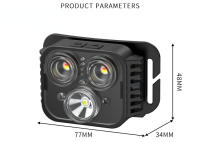 Linterna Frontal Recargable USB XPG+ Con Inducción Potente Y Luz LED Para Camping Pesca Y Trabajo Impermeable Y Alta Luminosidad - details 6