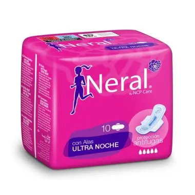 Compresas Ultra Alas Noche 10ud. Neral - 1