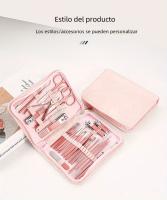 Nuevo Kit De Manicura 30 En 1 Cortauñas Rojo Para Mujer Set De Herramientas De Pedicura Y Uñas Incluye Cortauñas De Carbono - details 1