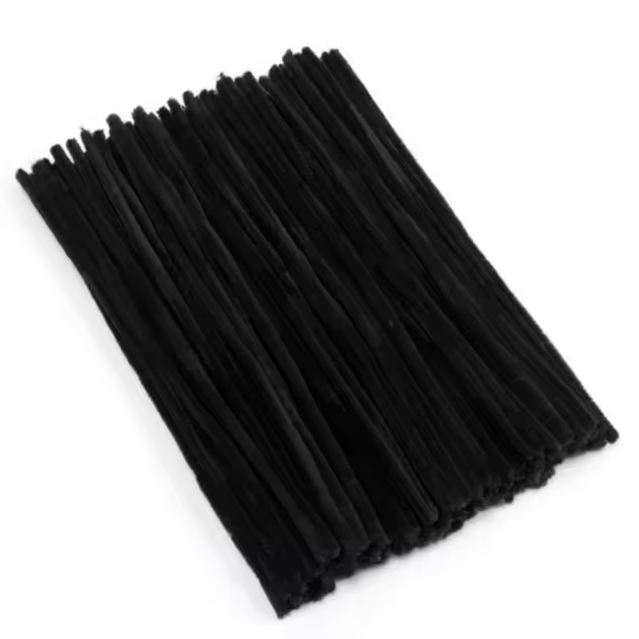 100 piezas de limpiador de pipas, alambre de chenilla de 6 mm x 30 cm, alambre de limpiador de pipas para manualidades, proyectos de manualidades de bricolaje, alambre de chenilla - 1