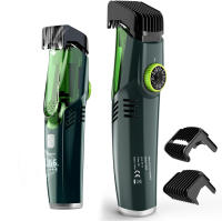 Hatteker Trimmer De Barba Para Hombres Recargable Con Aspiradora Integrada Corte Eléctrico Para Pestañas Y Facies IPX6 Lavable Kit De Aseo - details 1