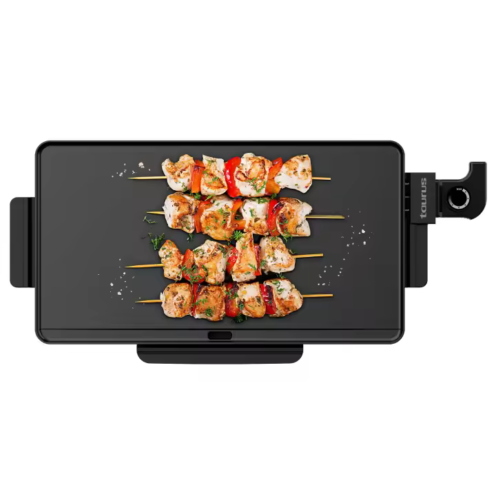 Taurus - Plancha de asar Steakmax 2200. Color Negro. Material producto Recubrimiento antiadherente. Potencia 2.200 W. Longitud del cable 75 cm - 1