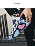 Zapatillas De Baloncesto Para Hombres Entrenamiento En Pista Transpirables Resistentes Al Desgaste Antideslizantes Cómodas Deportivas Running - details 19