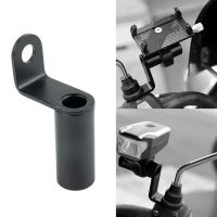 Soporte De Teléfono Móvil Para Motocicleta Montaje En Manillar Espejo Retrovisor Extensor Seguridad Cierre Rápido Material Aleación De Aluminio Tamaño 9x5x2cm - details 0