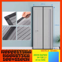 Tela Mosquitera Magnetica para Puerta Corredera, 100x210cm, Color negra, Cortina con Iman Repelente Mosquitos para de Sala de Estar la Puerta del Balcón Puerta Corredera de Patio - details 0