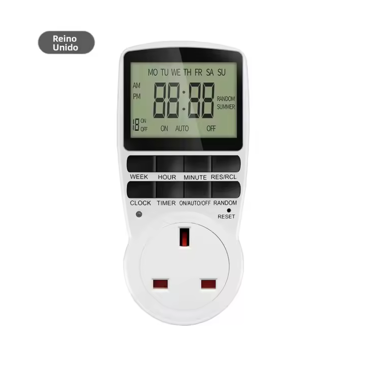 Interruptor De Tiempo Digital Electrónico Con Salida Programable Control De Tiempo Para La Cocina Enchufe De Tiempo Con Enchufe EU US UK AU Compatible Con 220V - 1