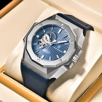 Reloj Mecánico Para Hombre PAGANI DESIGN 42MM NH39 Cristal De Zafiro Deportivo Resistente Al Agua Acero Inoxidable Pulsera De Goma Estilo Business - details 1