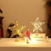 Estrella LED Para Árbol De Navidad Toppers Operada Por Batería Decoración De Fiesta En Sala Luz De Año Nuevo - details 15