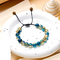 Pulsera De Vidrio Colorido Para Hombres Y Mujeres 10mm Pulsera De Bolas Redondas Accesorios De Joyería Regalo Nueva Colección - details 13