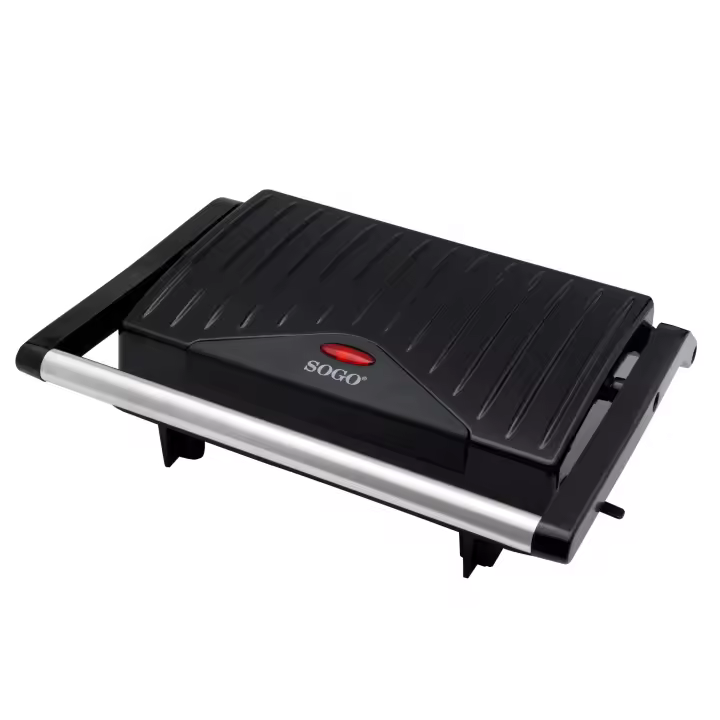 Plancha grill & sandwichera panini press - 2 rebanadas - 750w - 1