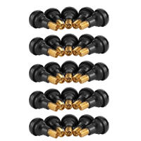 Válvulas De Neumáticos Sin Goma Para ATV Carro Moto TR412 Tubo De Goma Snap-in Material De Cobre Y Goma Negro Pack De 10/25 - details 3