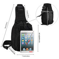 Bolsa De Hombro Táctica Sling Daypack Mochila De Exterior Para Hombres Y Mujeres Material Principal Nylon Cierre De Cremallera - details 2