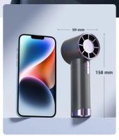 Abanico Portátil Mini De Alta Velocidad Recargable Silencioso Con Pantalla De Energía Display Fan De Aire Personal - details 12