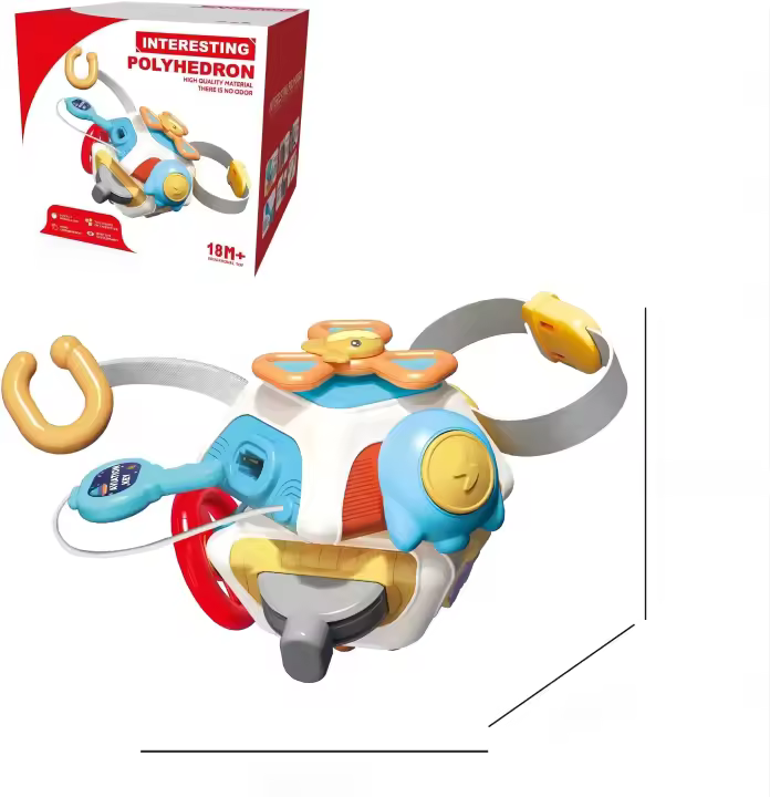 Juguete De Simulación Para Bebés Volante De Coche Montessori Tablero Ocupado Para Silla De Paseo Juguetes Educativos Tempranos Regalo De Viaje Para Niño Y Niña - 1