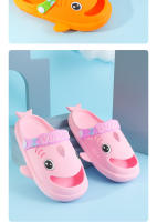 Chupines De Verano Para Niños Y Niñas Con Diseño De Tiburón Antideslizantes Suaves Para Interior Comodidad Cálido Al Hogar - details 7