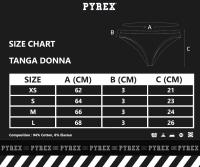 Tanga/Tanga Mujer Pyrex de Algodón Bielástico con elástico exterior, Paquete de 3 Y 6 Unidades Edición Limitada - details 1