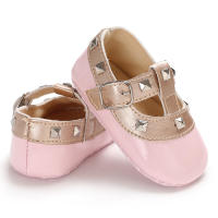 Meckior Zapatos De Princesa Para Bebés Niñas 2024 Nuevos Con Hebilla De Lámina De Cuero Patentado Antideslizante Para Primeros Pasos Niños Recién Nacidos 0-18M - details 3