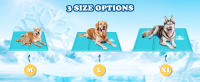 Nobleza - Alfombrilla refrescante para Perros Gatos, 65x50cm Manta Rrefrescante para Perro, Cama Refrescante Mascotas Grande, Alfombra de Gel Activada por Presión - details 3