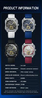 Reloj Mecánico Automático Para Hombre BINBOND H1133 2024 Tourbillon De Lujo Con Correa De Acero Y Ventana De Cristal Hardlex Resistente Al Agua Y Shock - details 15