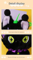 Muñeco De Peluche Demonio Gato De 23CM Para Halloween Regalo Para Niños En Navidad/Día De San Valentín/Todo El Año Material De Poliéster Relleno De Algodón PP - details 11
