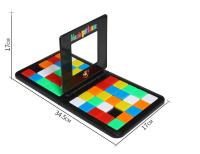 Juego Educativo De Tablero Para Niños Y Niñas Color Battle Square Racer Antiestrés Desarrolla La Lógica Y La Resolución De Problemas Juguetes Interactivos Para Padres E Hijos - details 0
