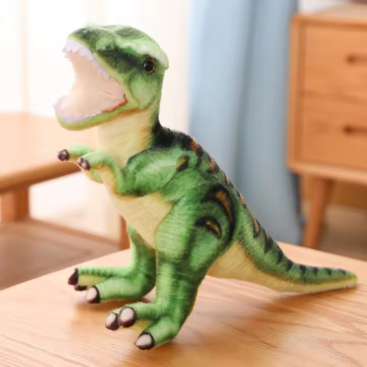 Muñeco De Peluche Tyrannosaurus Rex Simulación 38/46/54cm Juguete De Dinosaurio De Jurassic World Regalo Para Niños Decoración De Habitación - 1