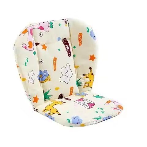PORCHEDDU Funda de asiento para asiento de Silla Alta para Bebe, animal, transpirable - 1