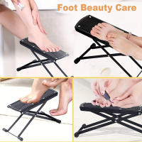 Pedal De Pies Ajustable Antideslizante Para Pedicura Portátil Cuidado De Uñas Para Uso En Salón Y Hogar - details 1