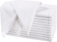 12 Piezas De Paños De Comedor De Lino Flax Hemstitched Lavables Toallas De Mesa Europeas Para Restaurante Y Uso Doméstico - details 6