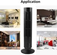 Enfriador de Aire portátil, ventilador vertical sin Aspas, ventilador de aire acondicionado de escritorio USB, mini VENTILADOR DE Torre de refrigeración para oficina en casa (Negro) - details 0