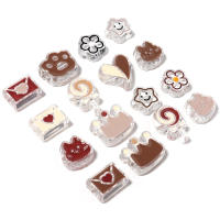 10pcs Perlas De Acrílico Serie Marrón Variadas Formas Espaciadoras Para Fabricación De Joyas Cadena De Teléfono Pulsera Collar Accesorios - details 2