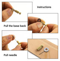 Herramientas De Costura De Cuero QJH Set De 6 Piezas Herramienta De Posicionamiento De Agujas Para Costura Manual Fijador De Costura - details 9