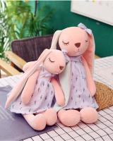 Muñeco De Peluche Conejo Lindo De 45CM/18 Pulgadas Juguete Para Bebés Muñeco De Soothing Conejo Dormido Relleno De Algodón PP Animal De Peluche Para Niños - details 9