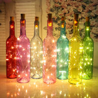 6pcs Luz LED Para Botella De Vino Con Pilas Incluidas Decoración Navideña De Guirnalda De Luces Faeiras Para Bar Boda Fiesta De Navidad - details 10