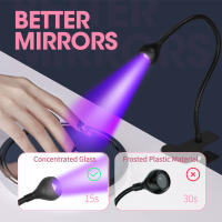 Secador De Uñas LED UV 395nm Lámpara De Manicura Con Clip Y USB Mini Para Uñas De Gel Herramientas De Salón De Belleza - details 4