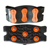 Crampones De Escalada Con 5 Estacas Antideslizantes Para Montañismo Y Caminar Cubiertas De Zapatos Para Nieve Accesorios De Senderismo Unisex - details 3