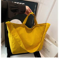 Bolso De Hombro Para Mujer De Lona Gran Capacidad Estilo Literario Ligero Y Sencillo Bolso Cruzado Con Manija De Viaje - details 14