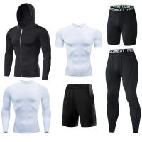 Camiseta De Compresión Para Correr En Hombre Camiseta De Fútbol De Secado Rápido Camiseta Deportiva Tensa Para Gimnasio Y Fitness Manga Corta Transpirable - details 24