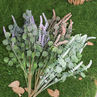 Rama De Lavanda Y Eucalipto Artificial Para Decoración De Boda Y Vaso Flor Sintética Para Arreglo Floral DIY - details 3