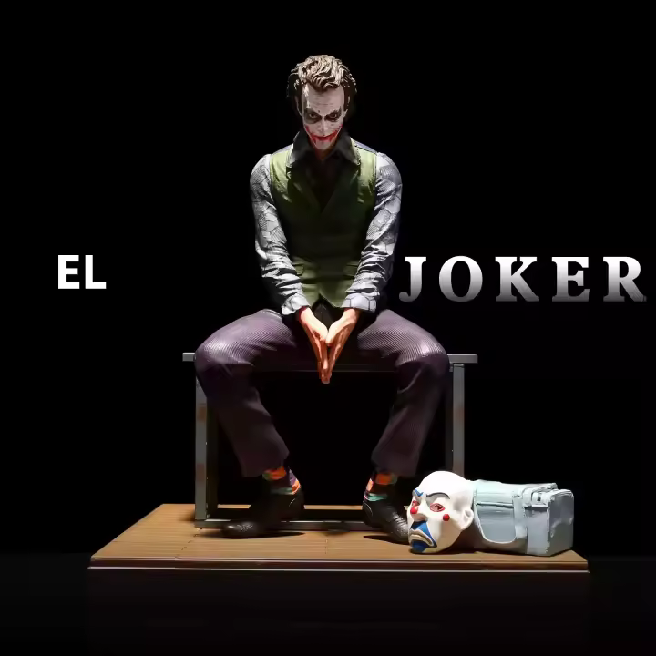 Figura De Acción DC Joker Heath Ledger Decoración Para Techo De Coche Estatua Colgante Modelo Coleccionable Regalo Para Adolescentes Y Adultos - 1