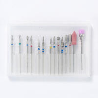 Juego De 14 Piezas De Brocas Para Uñas Con Diamante Accesorios De Manicura Para Pintura De Uñas De Gel Y Arte De Uñas Herramienta De Grabado De Uñas - details 1