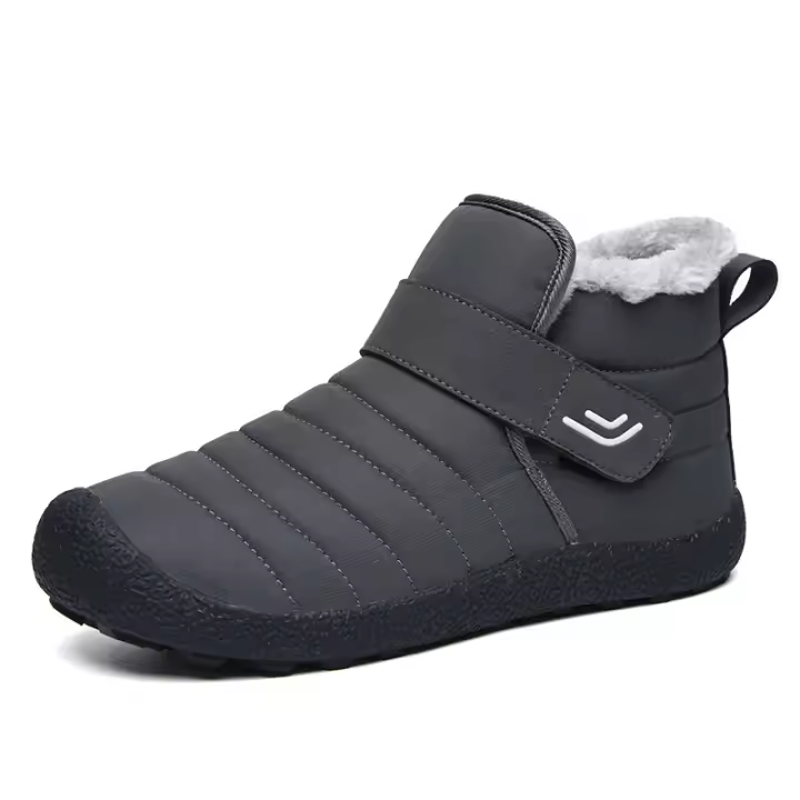Zapatos Altos de Algodón para hombre, de Invierno, para Exterior, with Botas de Nieve Gruas y de terciopelo, Zapatos de Algodón antideslizantes - 1